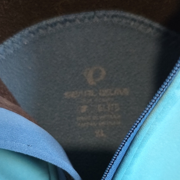 Pearl Izumi Turquoise and Navy Full-Zip Jacket - Picture 2 of 3